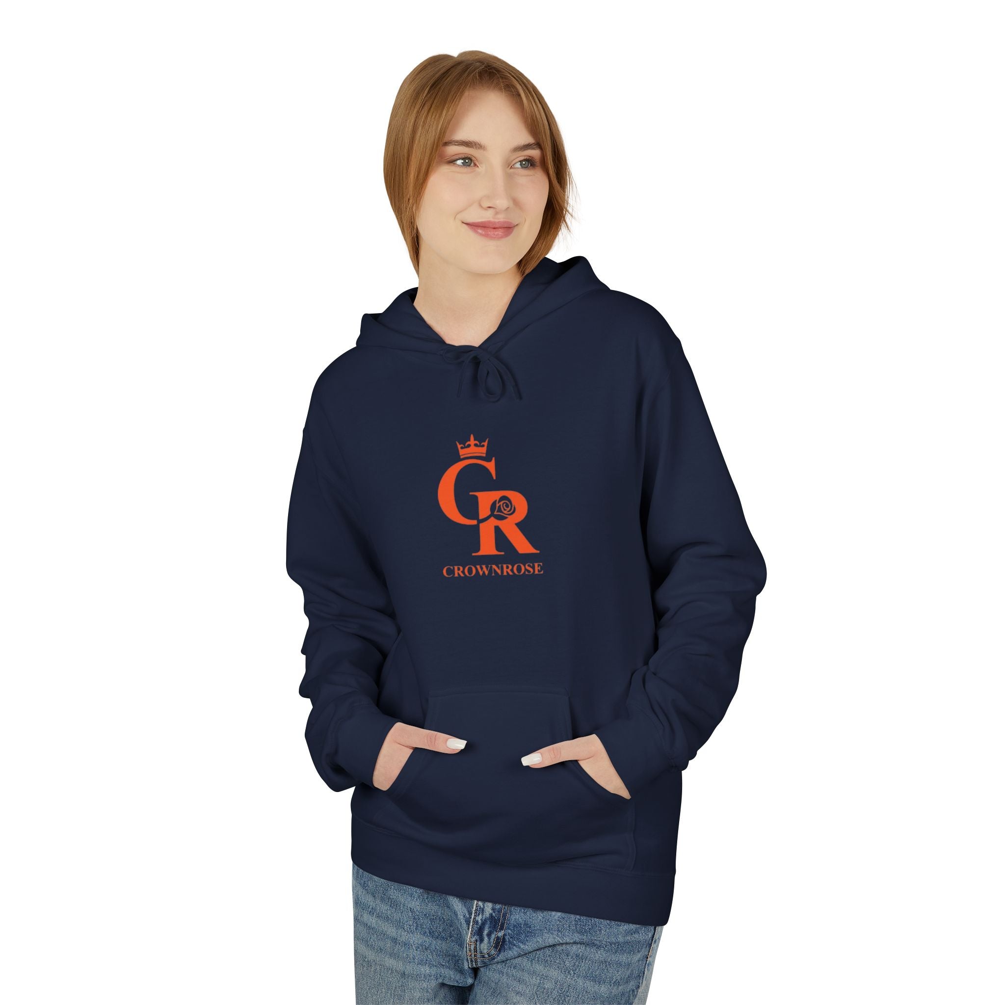 Move Like Royalty Hoodie — CrownRose Lion Graphic Pullover
