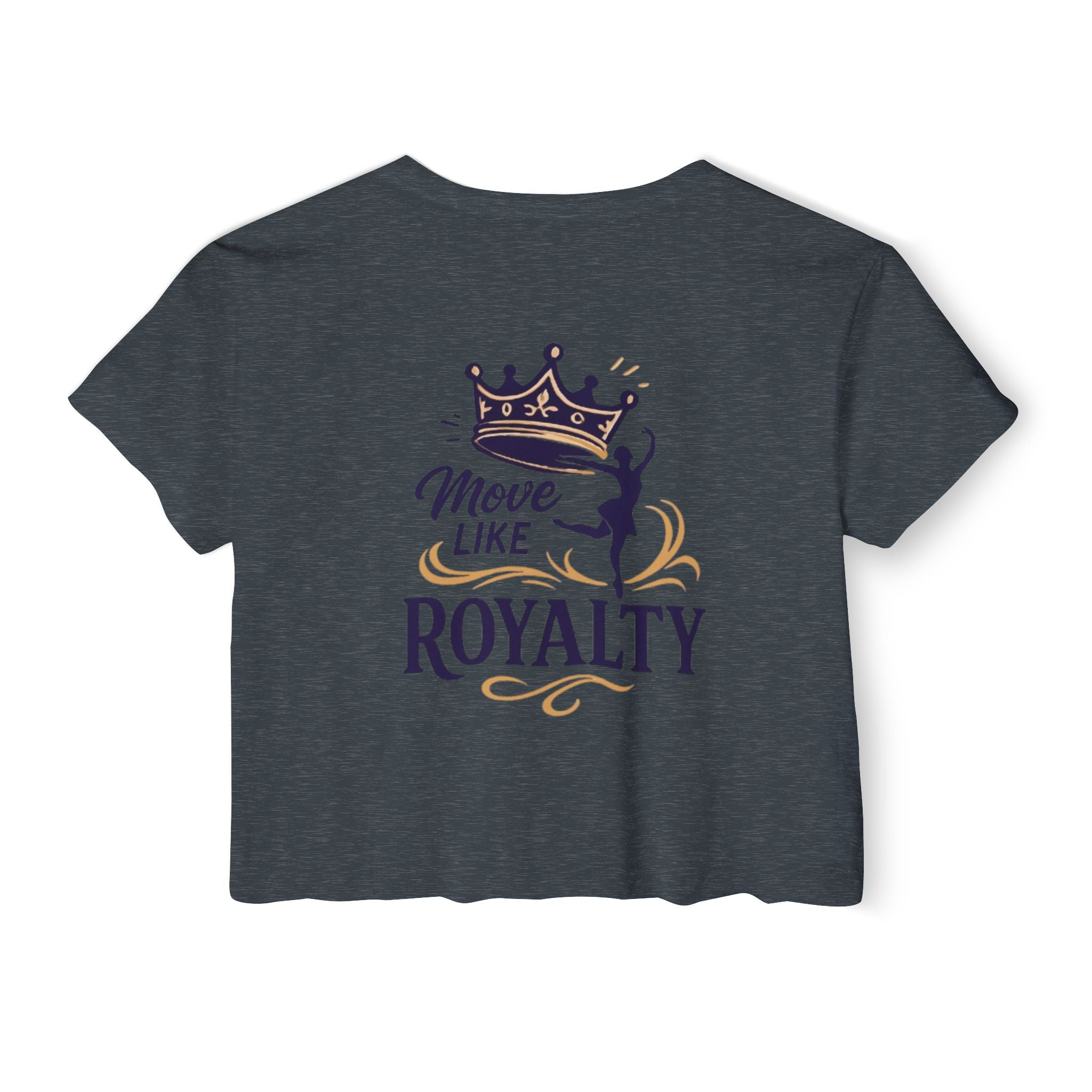 Move Like Royalty Crop Top — Women's Festival Graphic Tee
