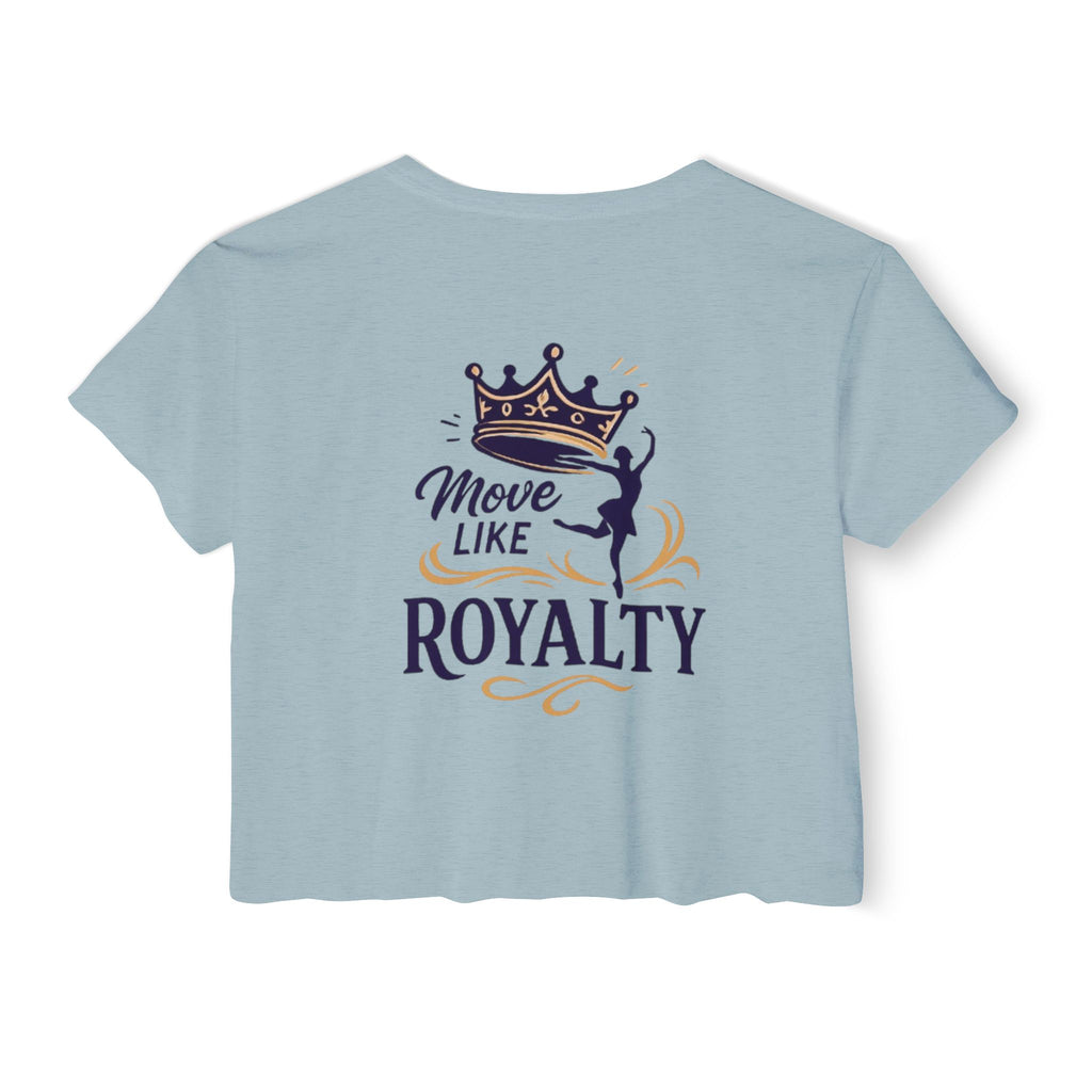 Move Like Royalty Crop Top — Women's Festival Graphic Tee