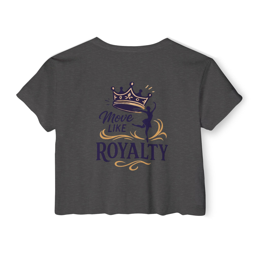 Move Like Royalty Crop Top — Women's Festival Graphic Tee