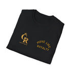 Move Like Royalty T-Shirt — Gold Crown Logo Casual Tee