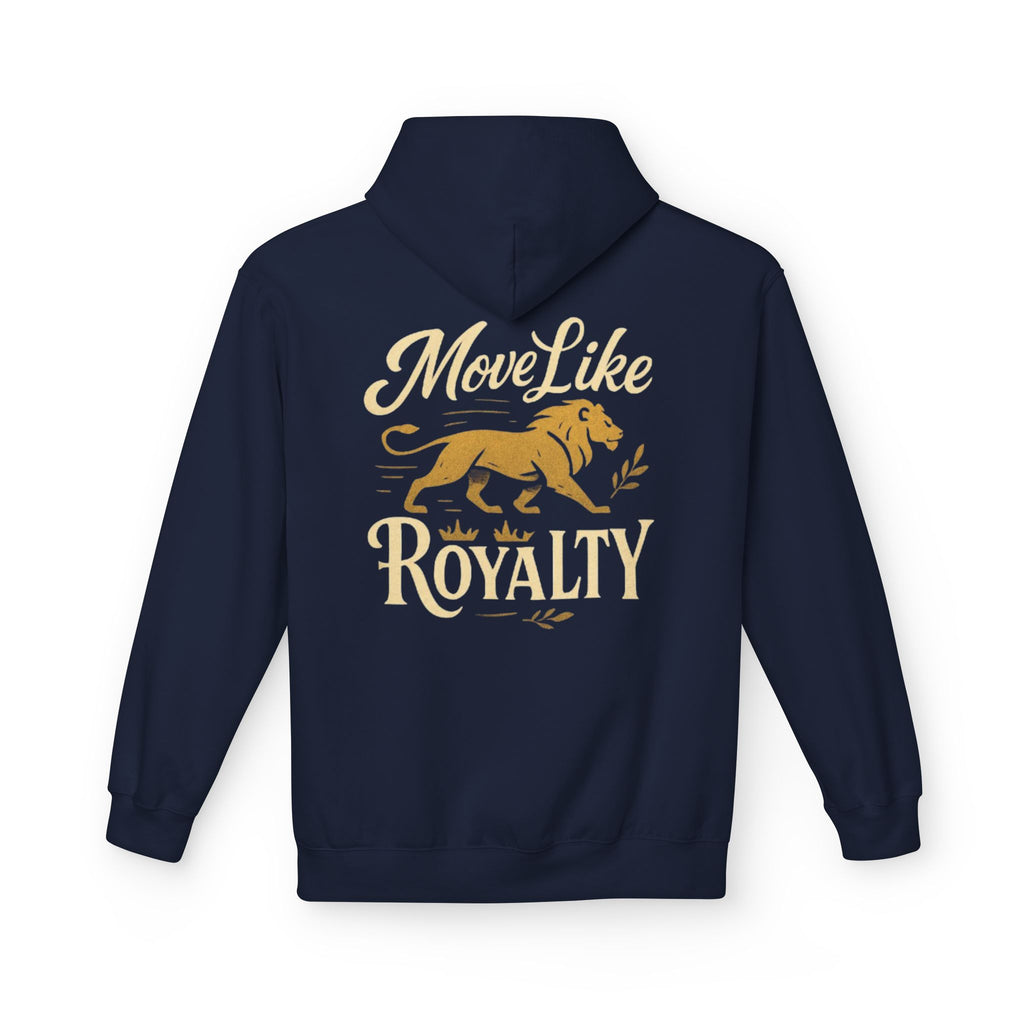 Move Like Royalty Hoodie — CrownRose Lion Graphic Pullover