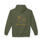 Move Like Royalty Hoodie — CrownRose Lion Graphic Pullover