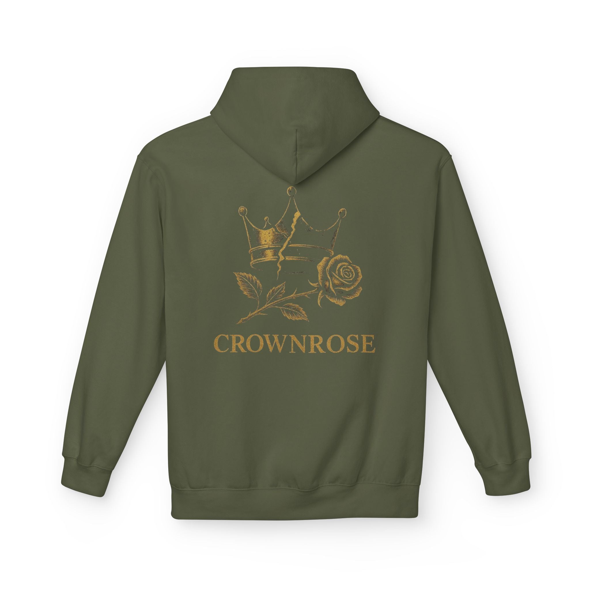 Move Like Royalty Hoodie — CrownRose Lion Graphic Pullover