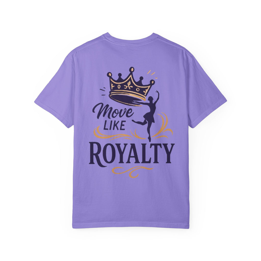 Move Like Royalty T-Shirt — Crown Rose Logo Dance Tee