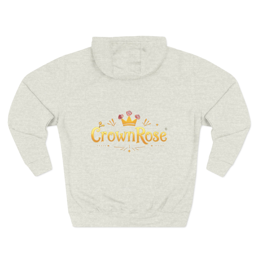 Three-Panel Fleece Hoodie