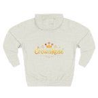 Three-Panel Fleece Hoodie