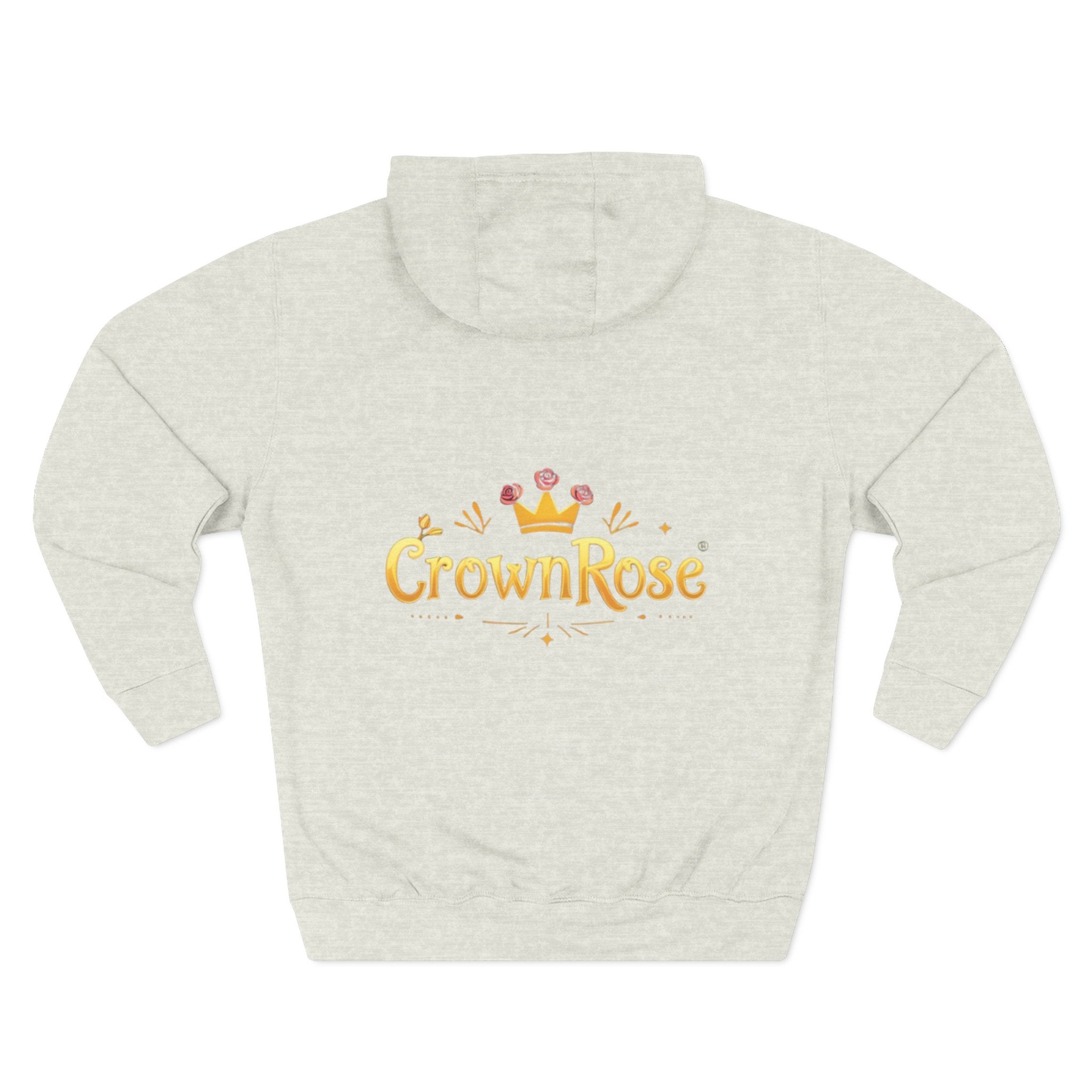 Three-Panel Fleece Hoodie