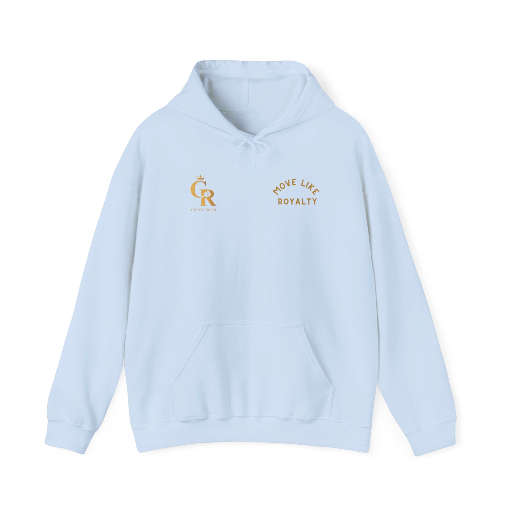 Royalty Rose Hoodie — 'More Like Royalty' Minimal Graphic Hoodie