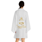 Move Like Royalty Long Sleeve Kimono Robe — CrownRose Gold Lion Design