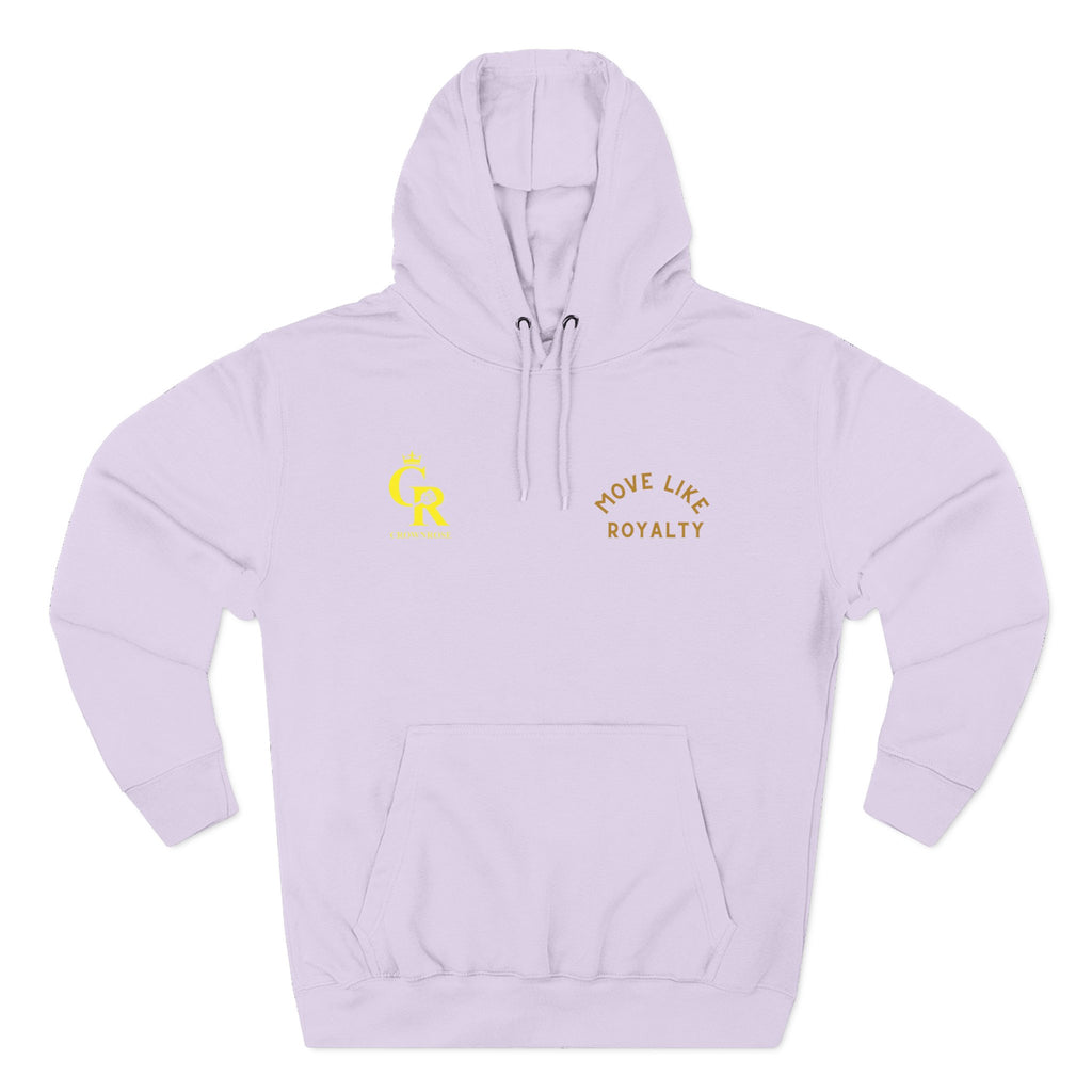 Three-Panel Fleece Hoodie