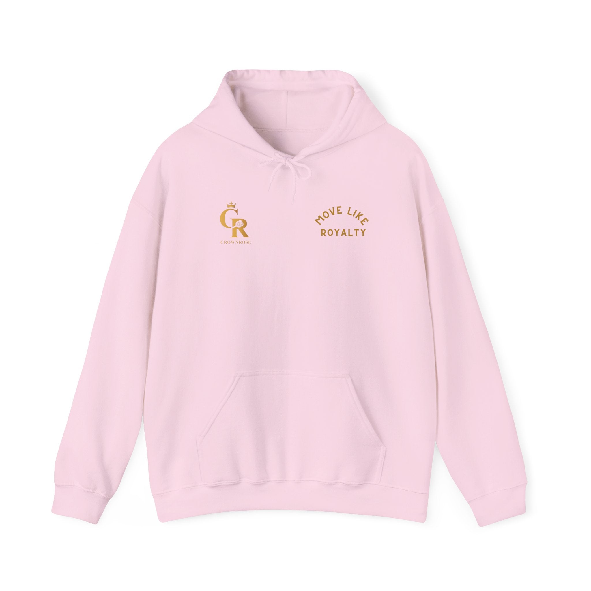 Royalty Rose Hoodie — 'More Like Royalty' Minimal Graphic Hoodie