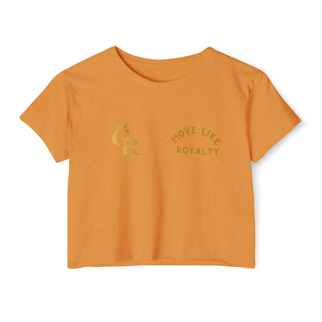 Move Like Royalty Crop Top — Women's Festival Graphic Tee
