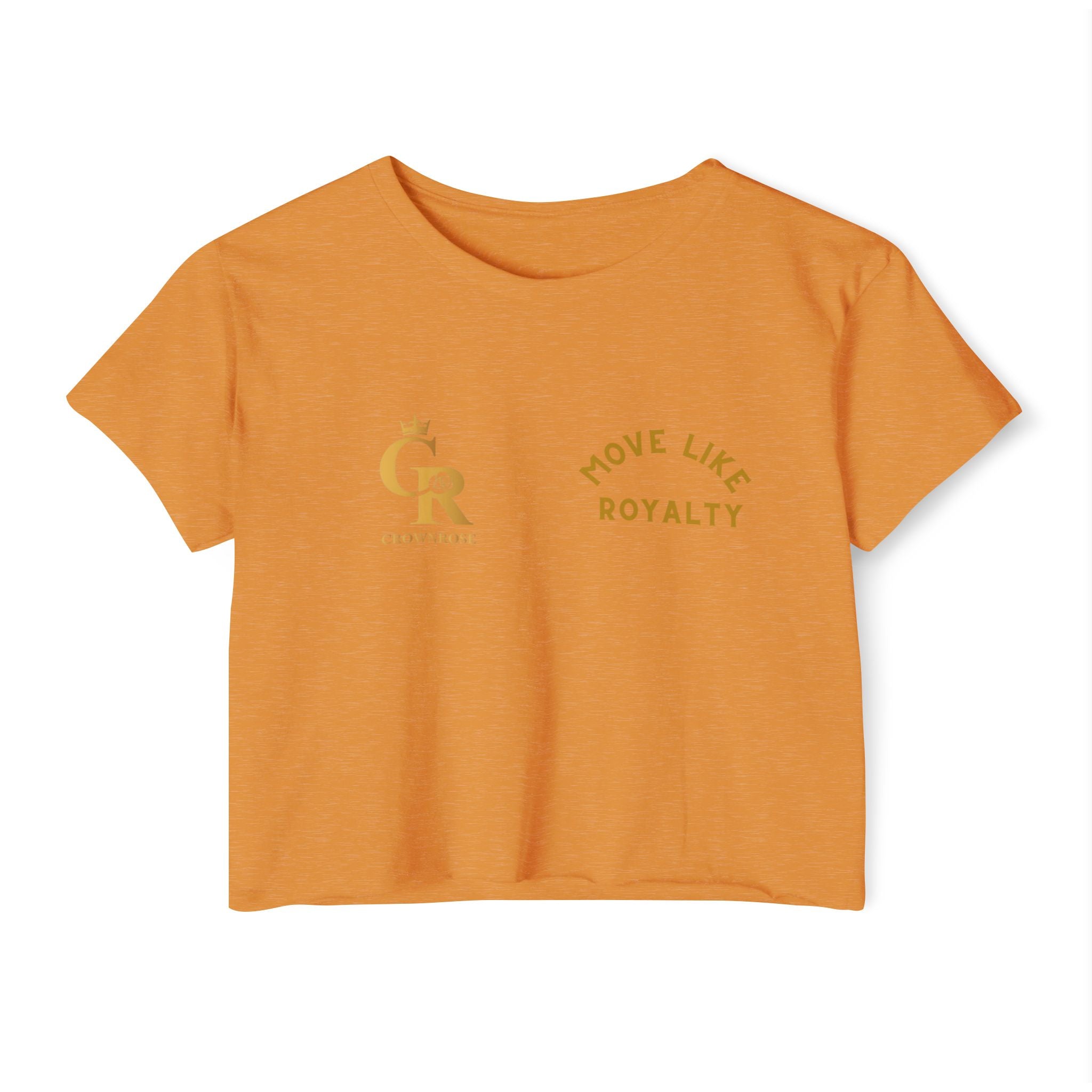 Move Like Royalty Crop Top — Women's Festival Graphic Tee