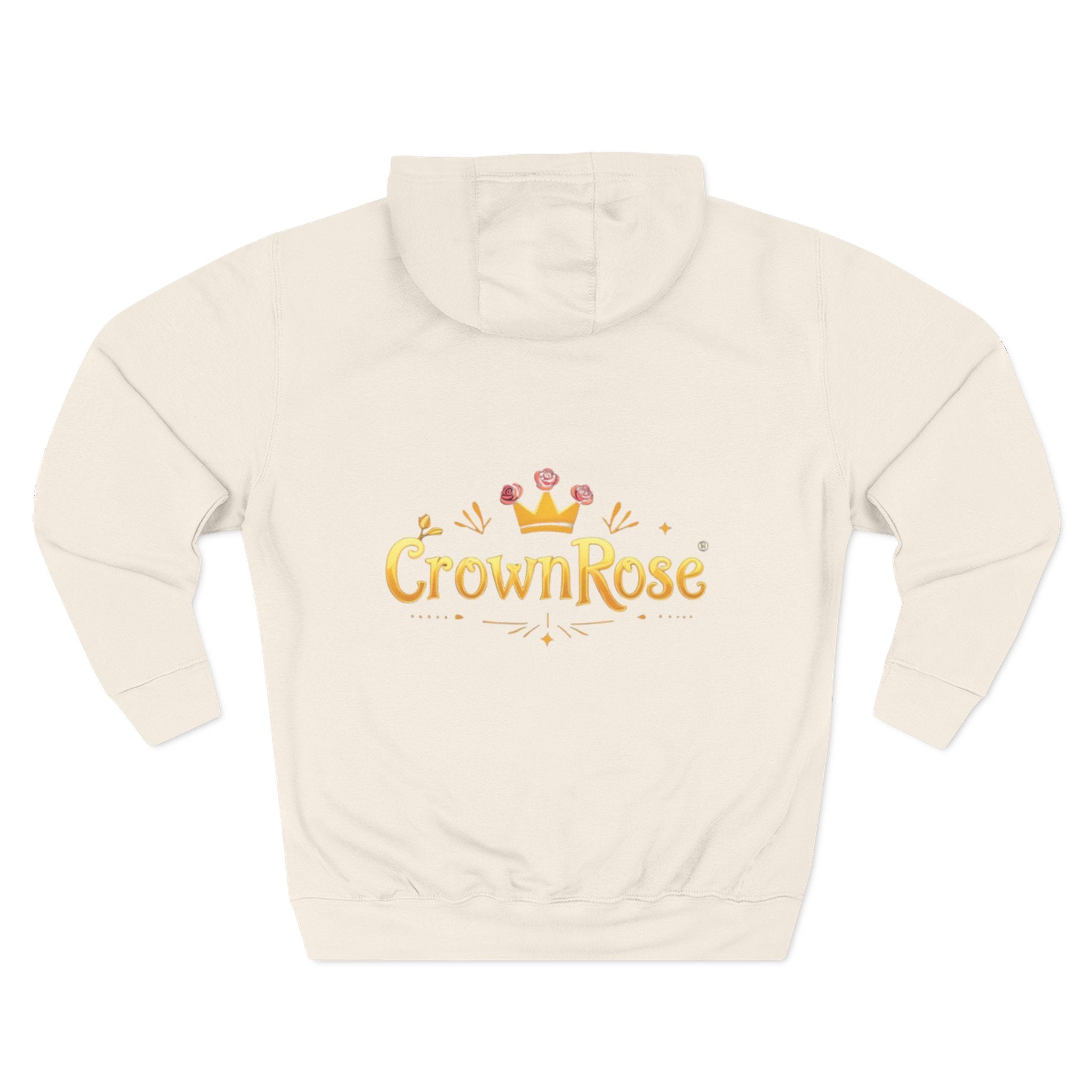 Three-Panel Fleece Hoodie