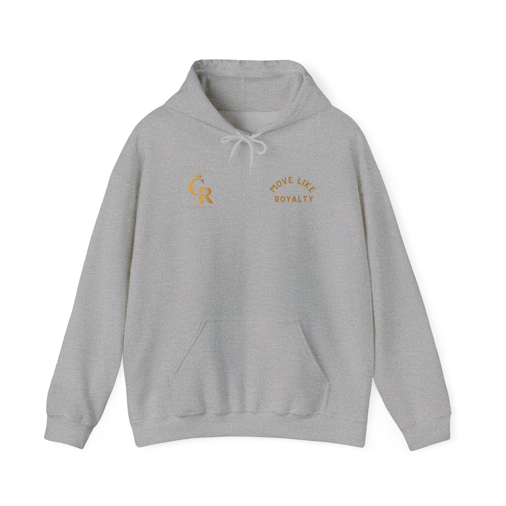Royalty Rose Hoodie — 'More Like Royalty' Minimal Graphic Hoodie