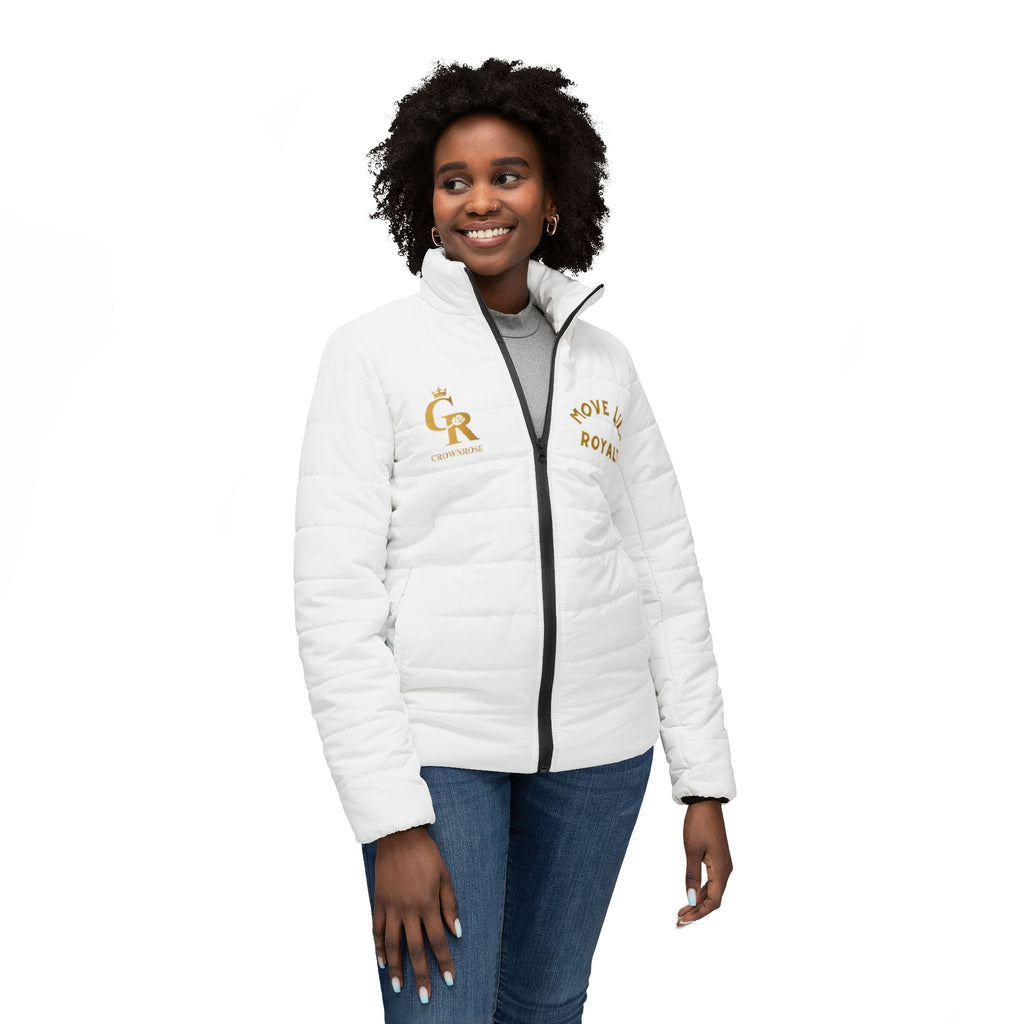 Move Like Royalty Women’s Puffer Jacket — Dance-Inspired Insulated Coat