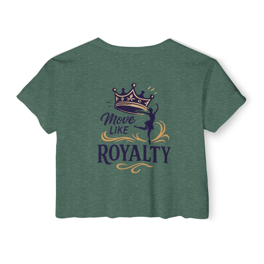 Move Like Royalty Crop Top — Women's Festival Graphic Tee