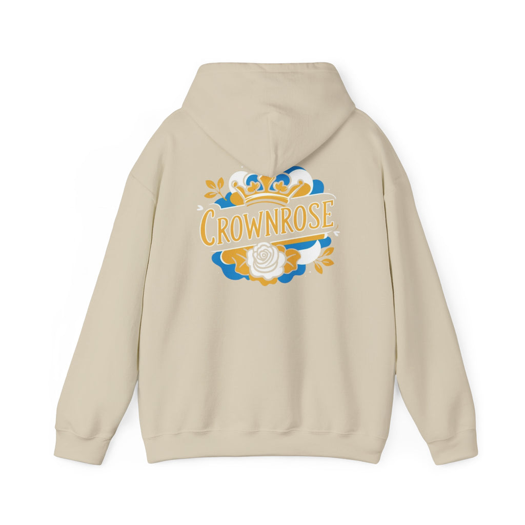 Royalty Rose Hoodie — 'More Like Royalty' Minimal Graphic Hoodie