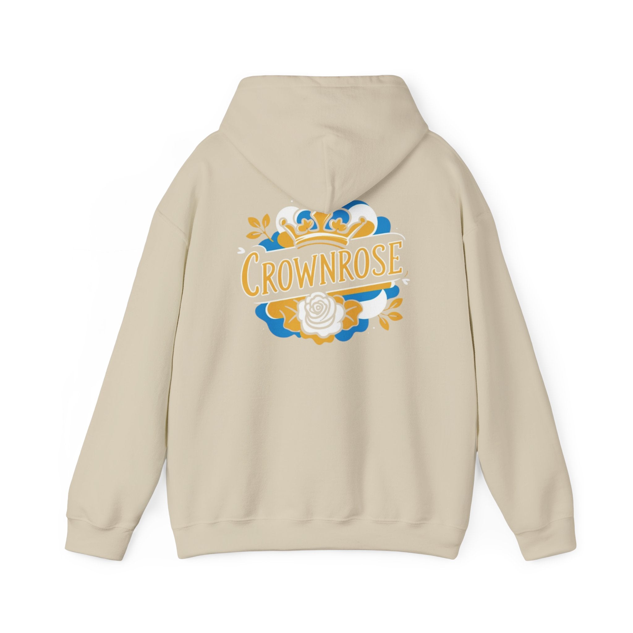 Royalty Rose Hoodie — 'More Like Royalty' Minimal Graphic Hoodie