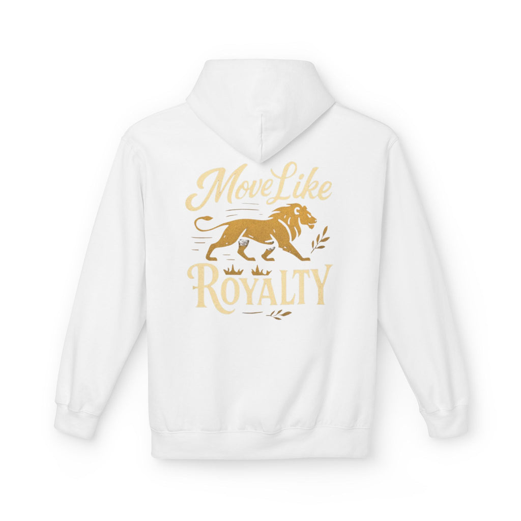 Move Like Royalty Hoodie — CrownRose Lion Graphic Pullover