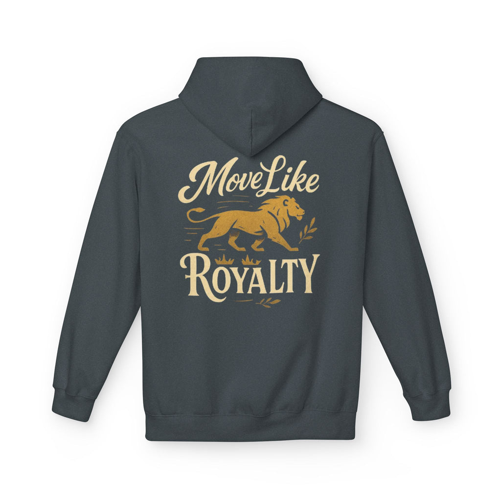 Move Like Royalty Hoodie — CrownRose Lion Graphic Pullover