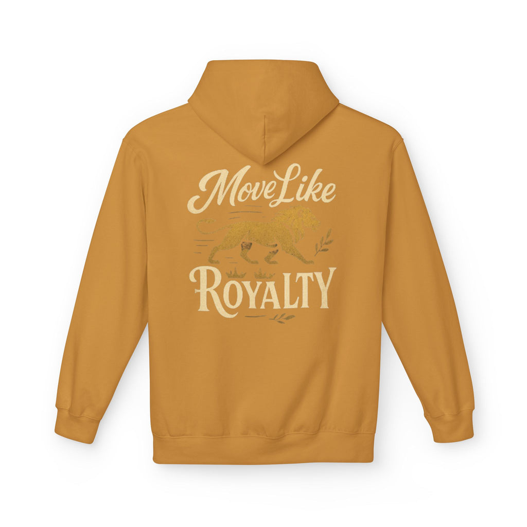 Move Like Royalty Hoodie — CrownRose Lion Graphic Pullover