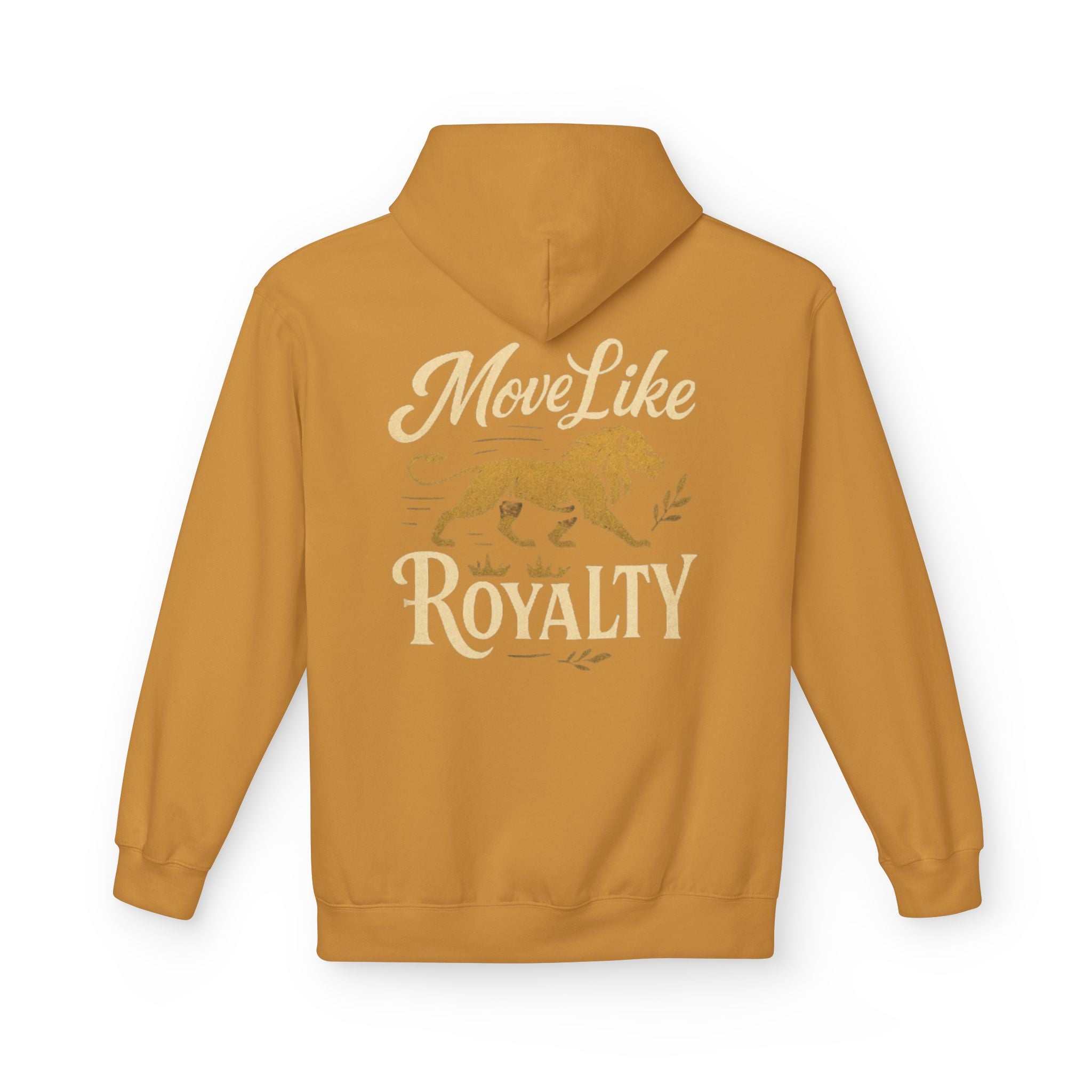 Move Like Royalty Hoodie — CrownRose Lion Graphic Pullover