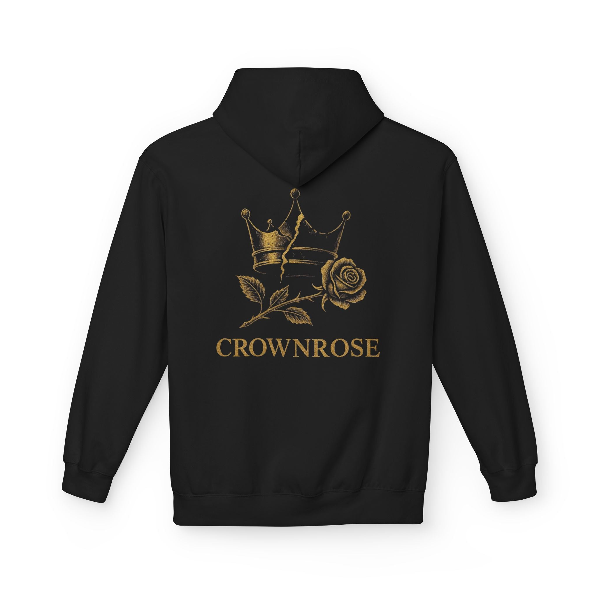 Move Like Royalty Hoodie — CrownRose Lion Graphic Pullover