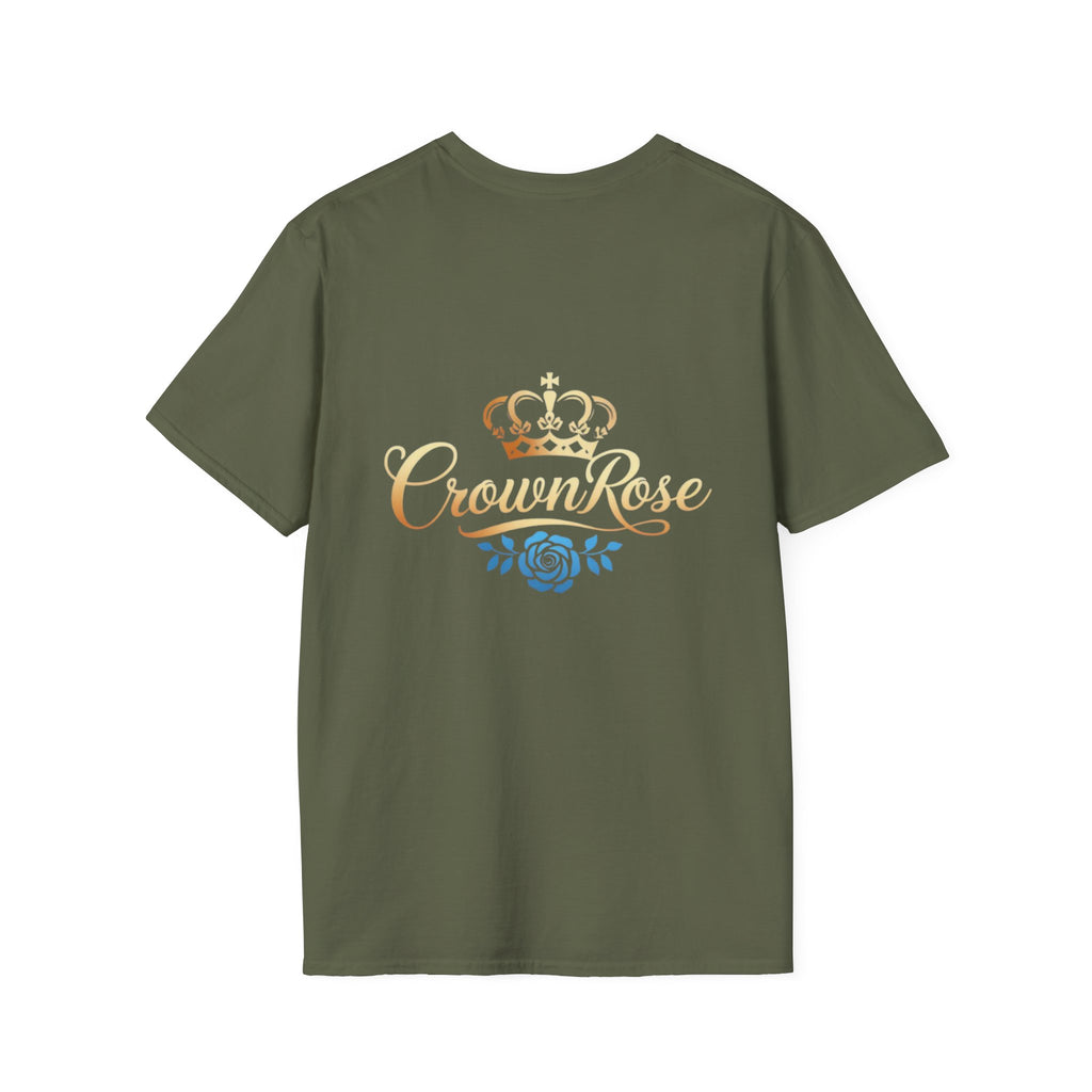 Move Like Royalty T-Shirt — Gold Crown Logo Casual Tee
