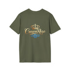 Move Like Royalty T-Shirt — Gold Crown Logo Casual Tee