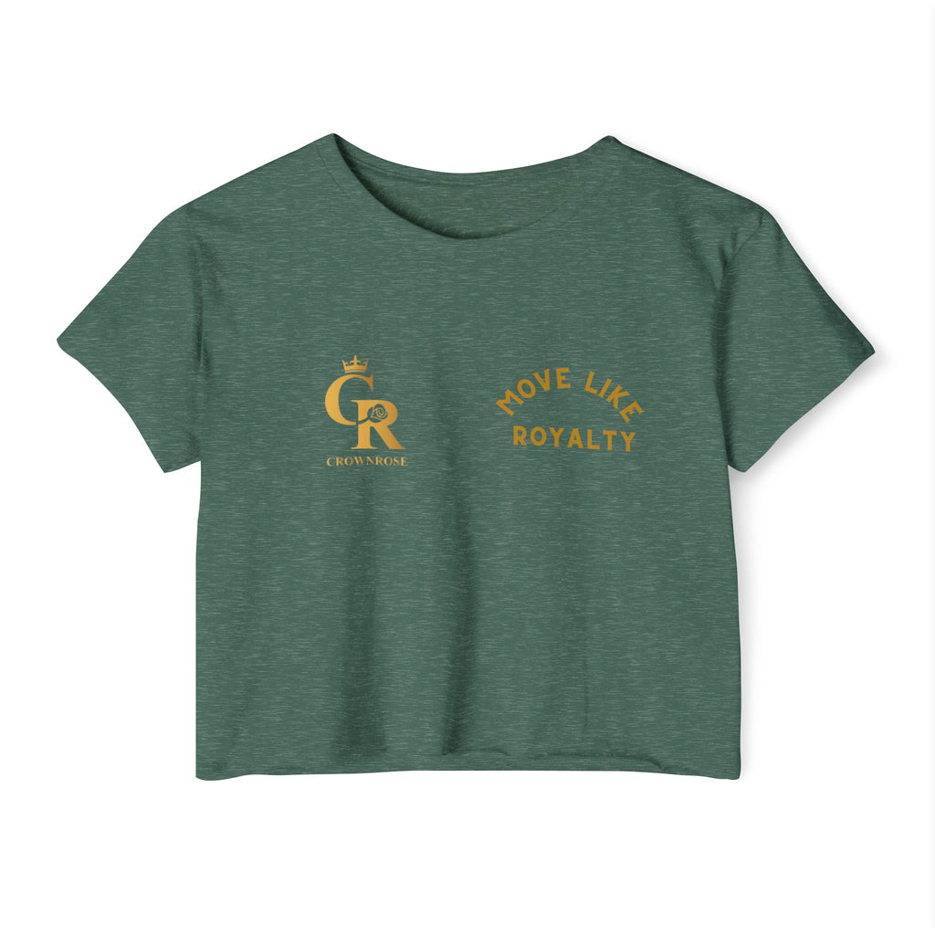 Move Like Royalty Crop Top — Women's Festival Graphic Tee