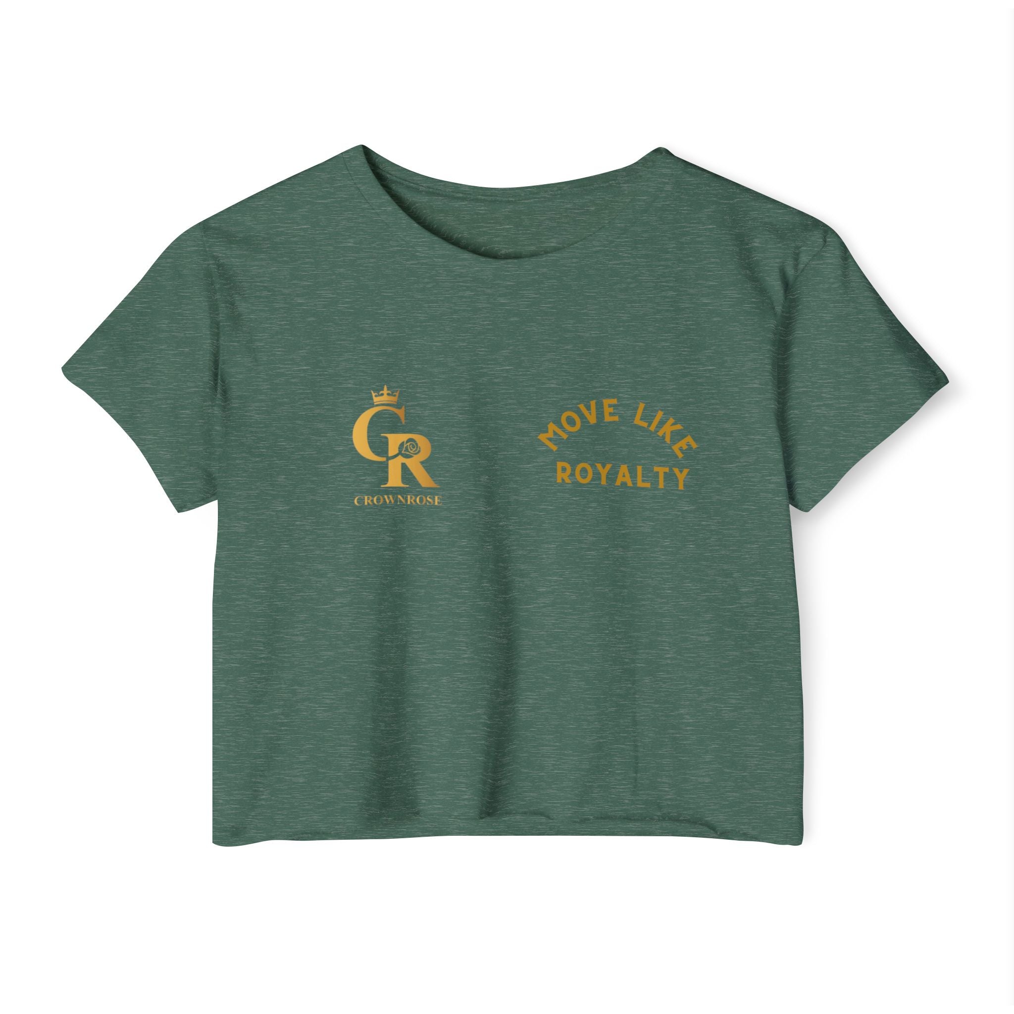 Move Like Royalty Crop Top — Women's Festival Graphic Tee