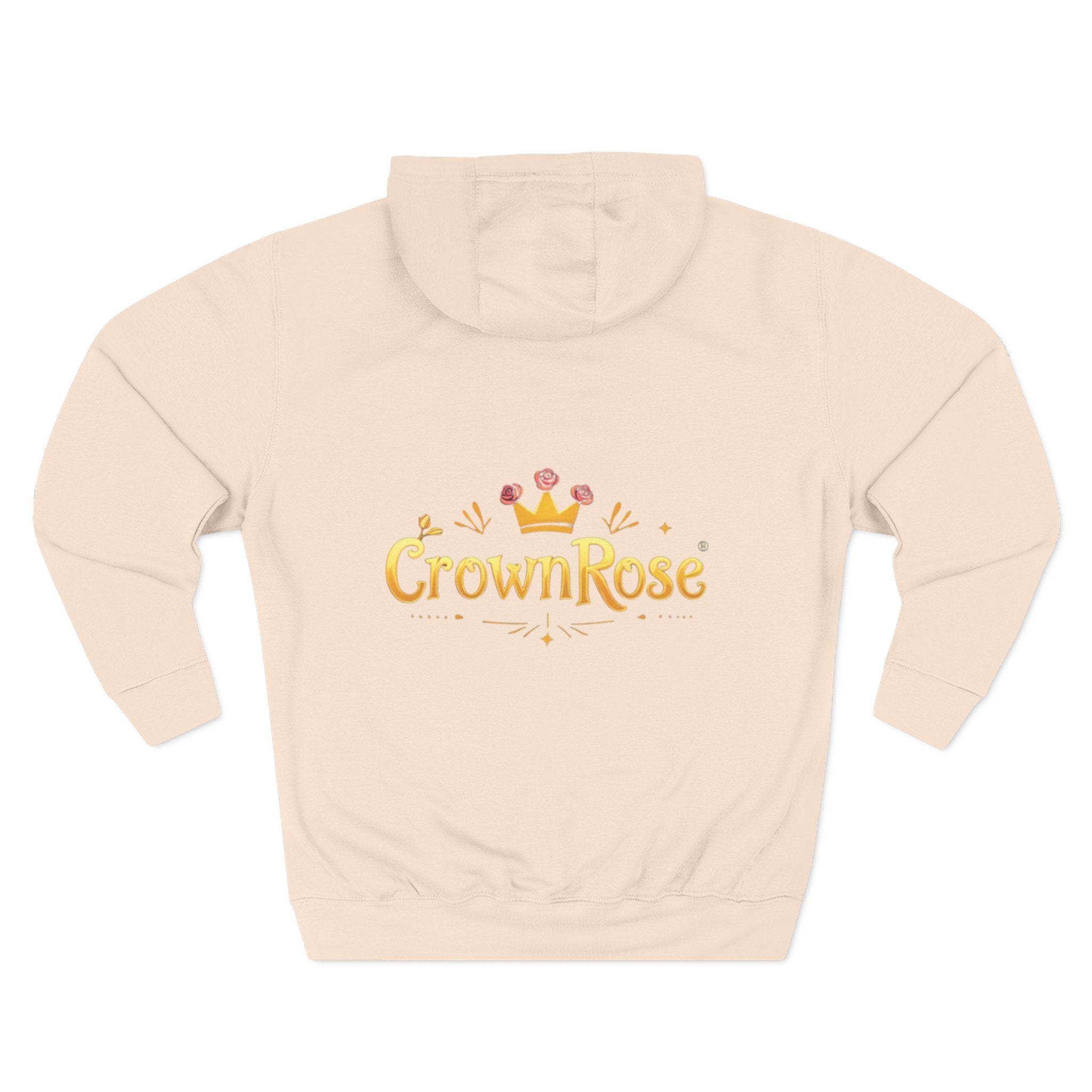 Three-Panel Fleece Hoodie