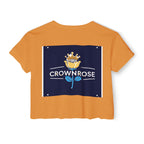 Move Like Royalty Crop Top — Women's Festival Graphic Tee