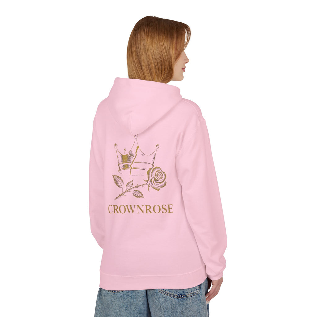 Move Like Royalty Hoodie — CrownRose Lion Graphic Pullover