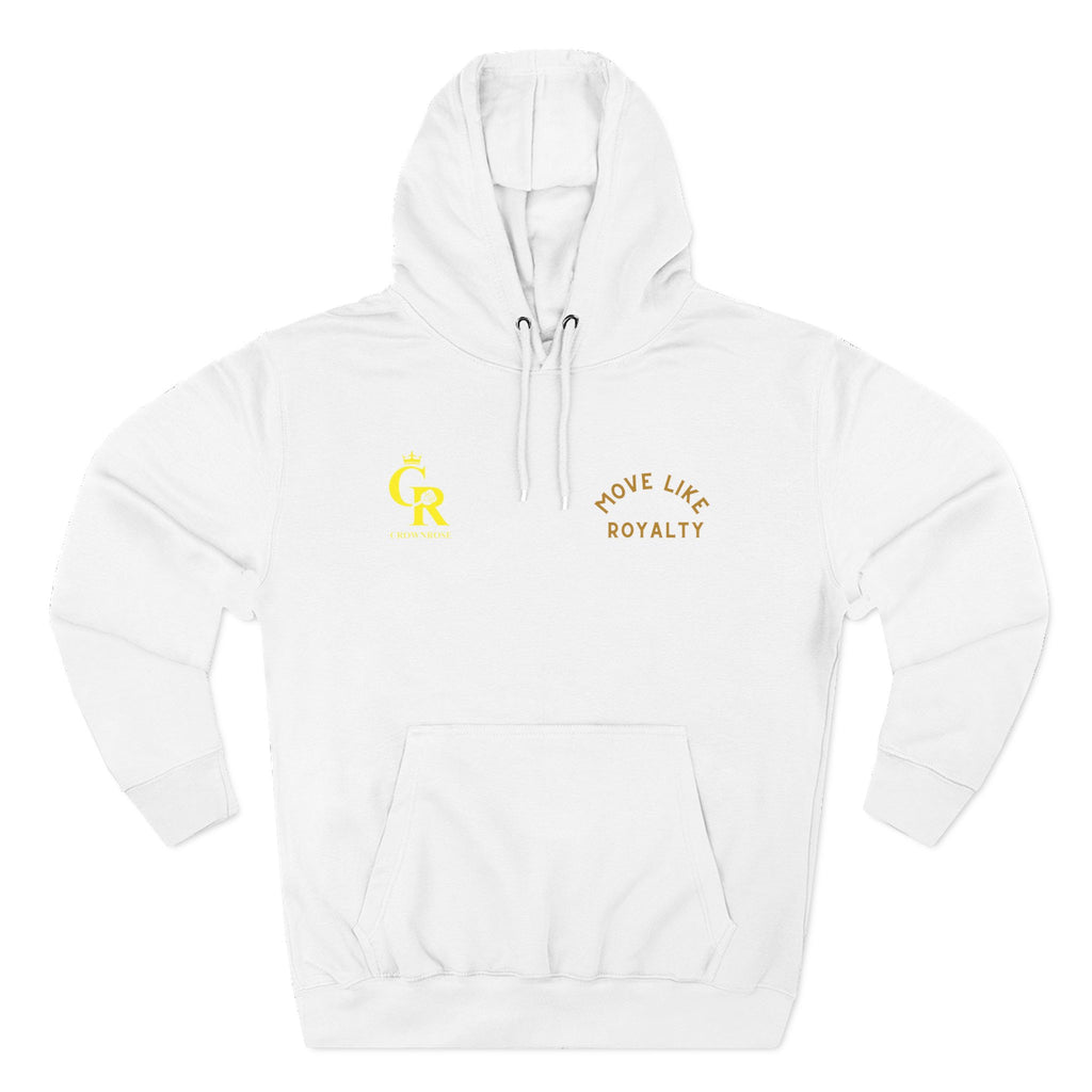 Three-Panel Fleece Hoodie