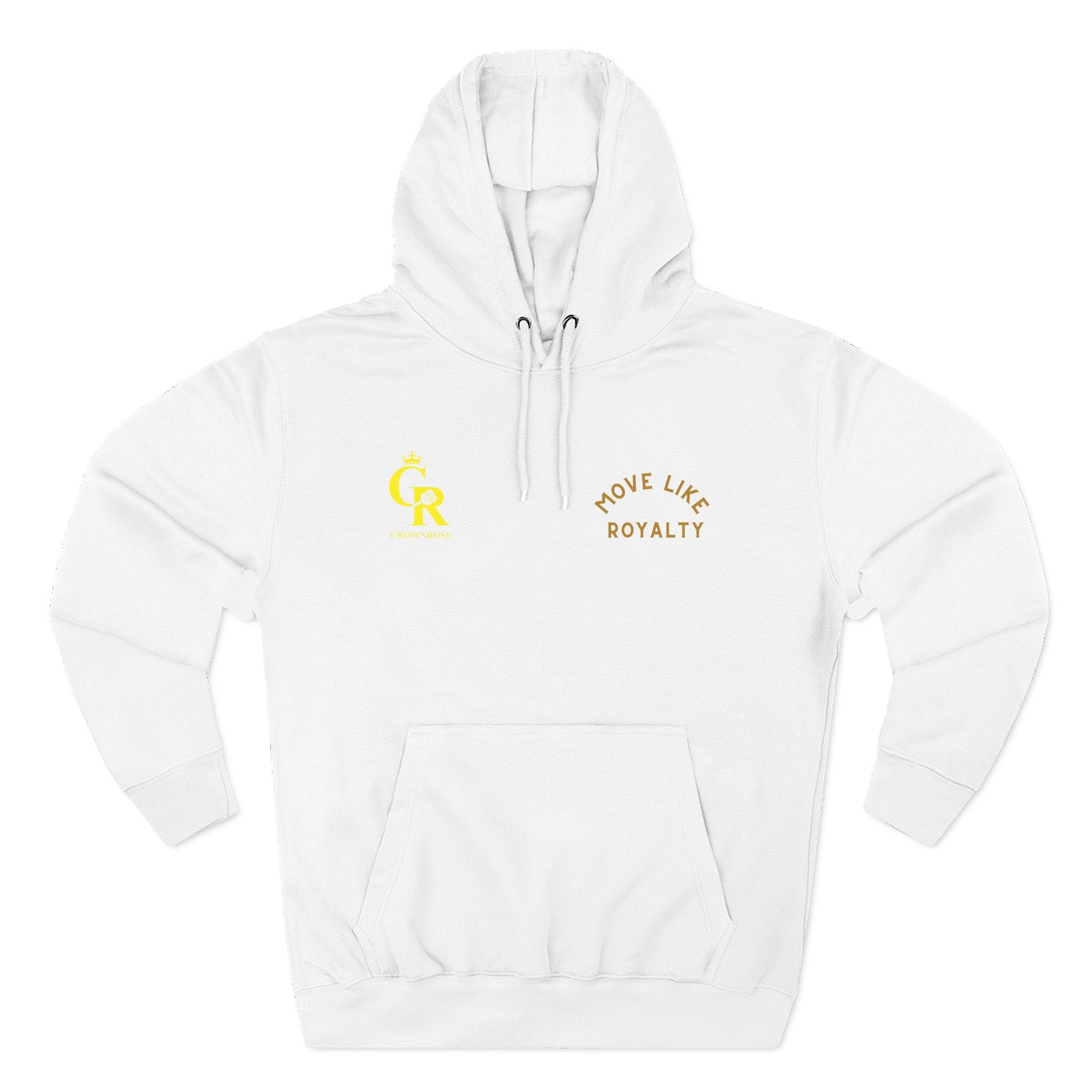 Three-Panel Fleece Hoodie