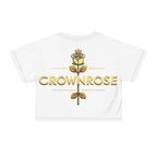 Move Like Royalty Crop Tee — Lion Graphic Cropped Top