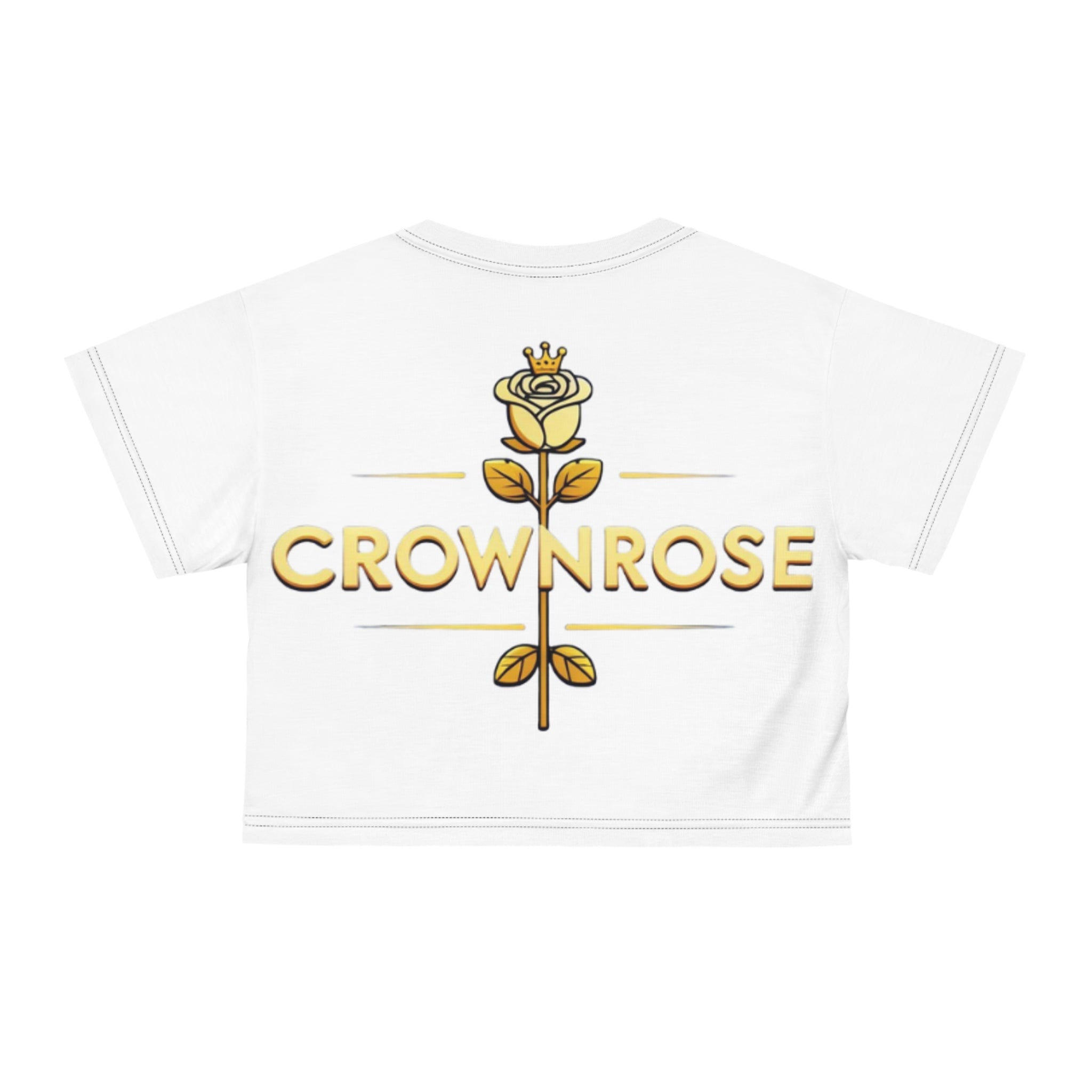Move Like Royalty Crop Tee — Lion Graphic Cropped Top