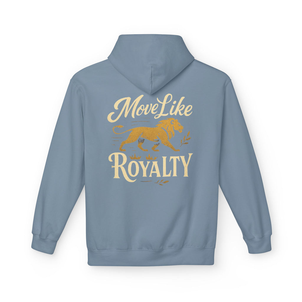 Move Like Royalty Hoodie — CrownRose Lion Graphic Pullover