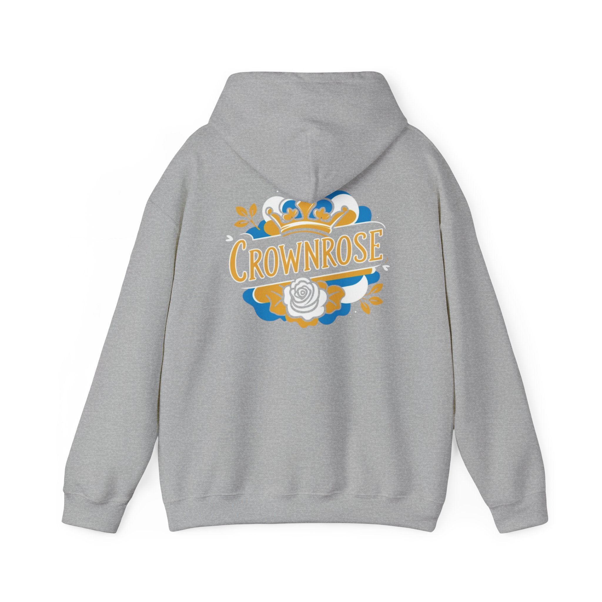 Royalty Rose Hoodie — 'More Like Royalty' Minimal Graphic Hoodie